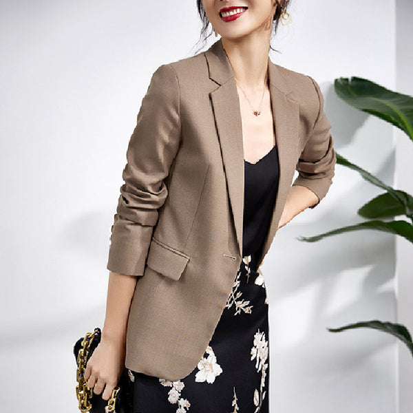 Blazer de Lana para Mujer - Chaqueta de Otoño con Estilo Sofisticado