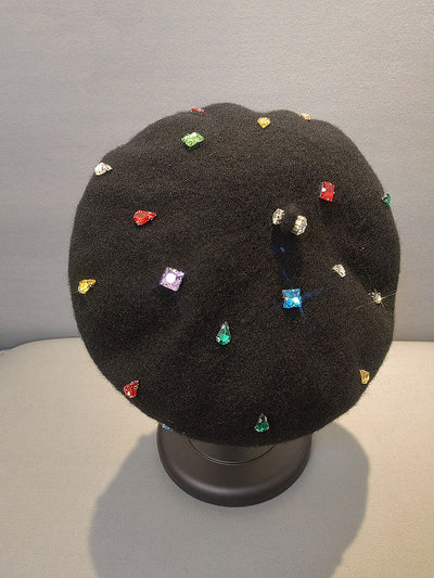 Boina Diamante Negra - Gorro Pintor Versátil y Cálido - Image 7