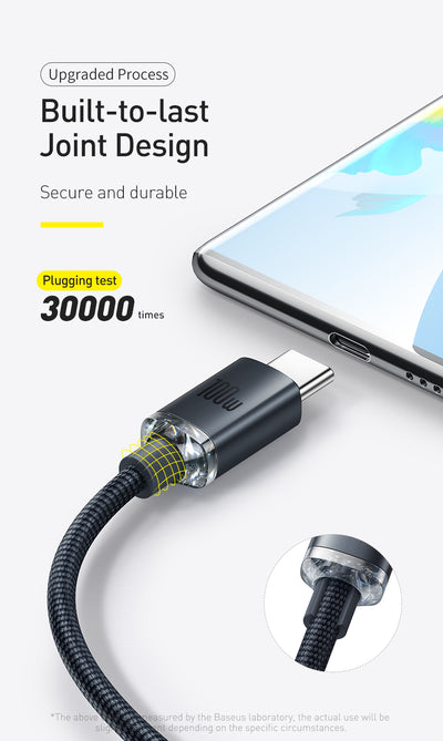 Cable USB-C de Carga Rápida Crystal Shine - Transferencia de Datos - Image 23