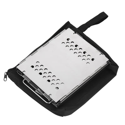 Asador Portátil Dual 2 en 1 de Acero Inoxidable con Parrilla Desmontable - Image 5