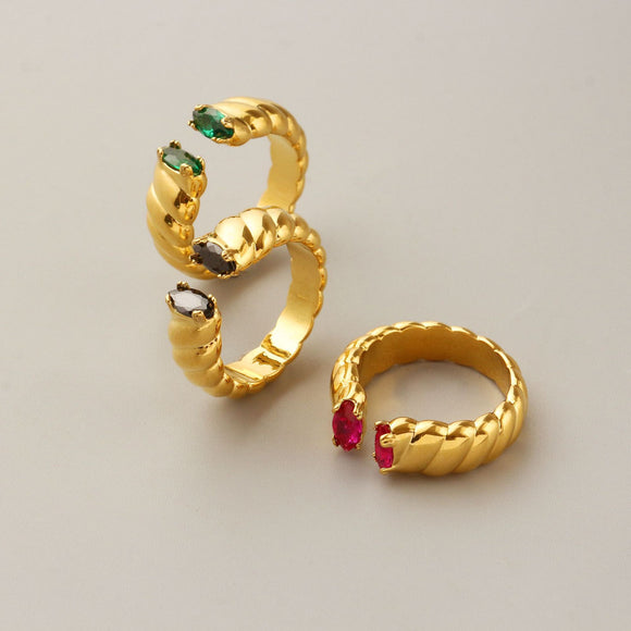 Anillo de Diseño Vanguardista Cold Wind - Nueva Ola