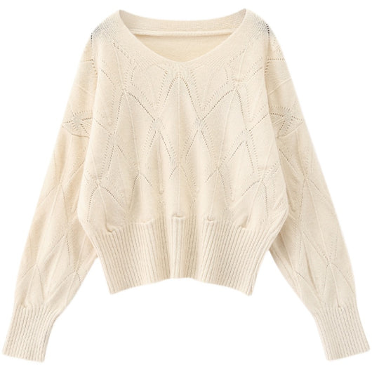 Suéter Tejido Holgado Versátil para Primavera y Otoño - Diseño Rejuvenecedor - Image 2