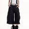 Shorts Denim Retro Americano Cargo con Bolsillos - Estilo Workwear