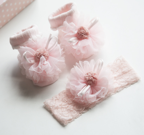 Set de Diademas y Calcetines para Bebé - Image 26
