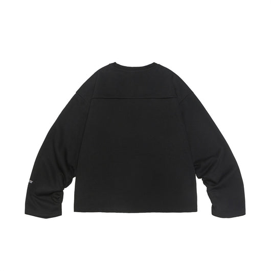 Playera de Cuello V con Bordado Digital para Mujer - Manga Larga - Image 3