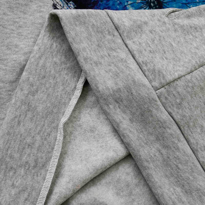 Sudadera con Capucha de Patchwork Estampada - Image 5