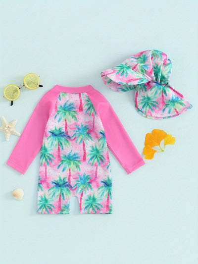 Traje de Baño Bebé de Una Pieza con Mangas Largas - Image 3