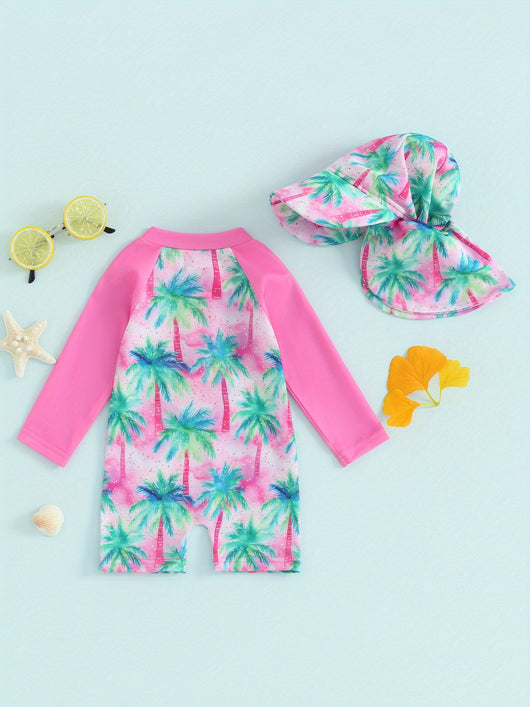 Traje de Baño Bebé de Una Pieza con Mangas Largas - Image 3