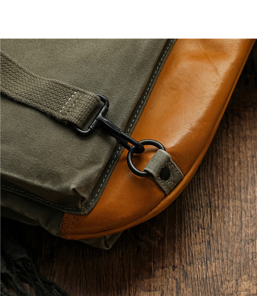 Mochila Estilo Retro Americana de Lona Desgastada para Hombre - Ideal para Aventuras al Aire Libre - Image 21