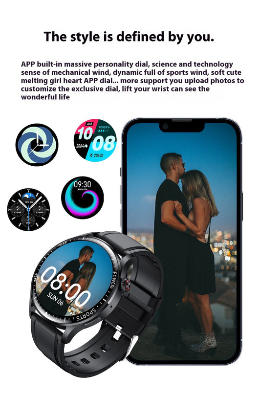 Reloj Inteligente Pantalla Grande HD con Monitoreo Cardíaco y Oxígeno en Sangre - Image 31