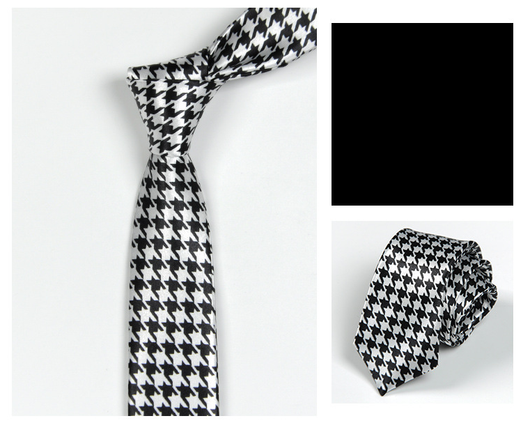Corbata Tejida de Poliéster a Rayas para Mujer con Camisa Coordinada - Image 10