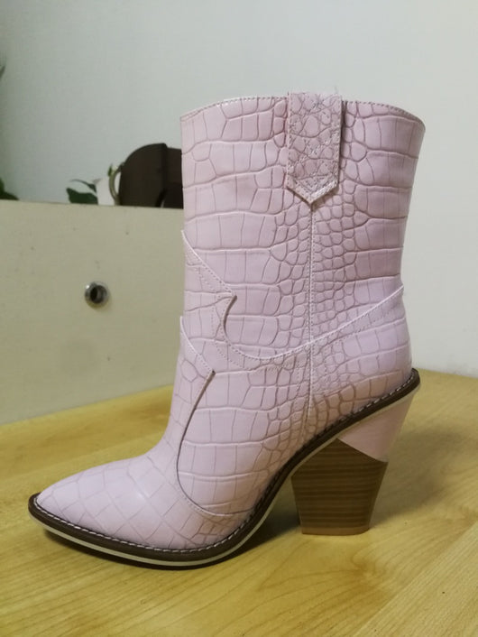 Botas para Mujer con Estampado de Serpiente - Image 7
