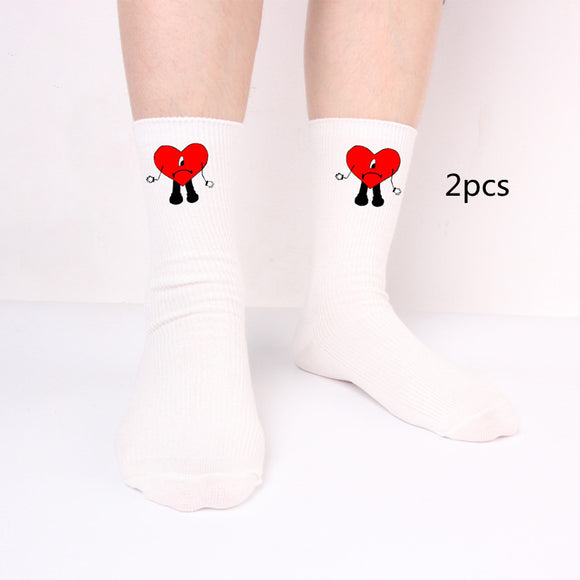 Calcetines Largos Bad Rabbit de Algodón Tejido para Hombre y Mujer