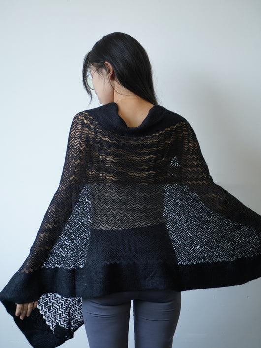 Cardigan Calado Tipo Chal - Estilo de Blogueras Europeas y Americanas - Image 10