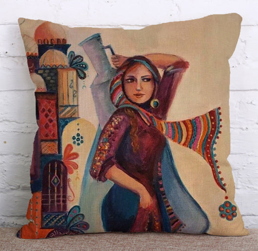Funda de Almohada Infantil con Diseño Folclórico Tradicional - Image 5