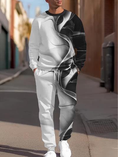 Traje Deportivo Casual para Hombre con Estampado Minimalista - Image 10