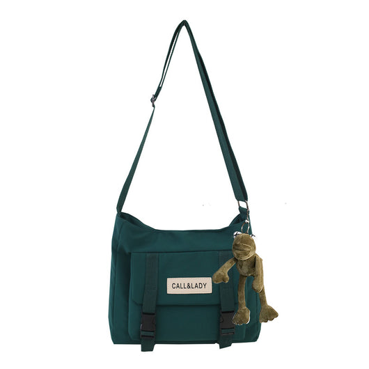 Bolsa Mensajera Impermeable de Lona y Nylon para Mujer - Image 9
