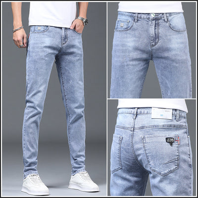 Pantalones Slim Fit Rotos Casuales para Hombre - Image 12