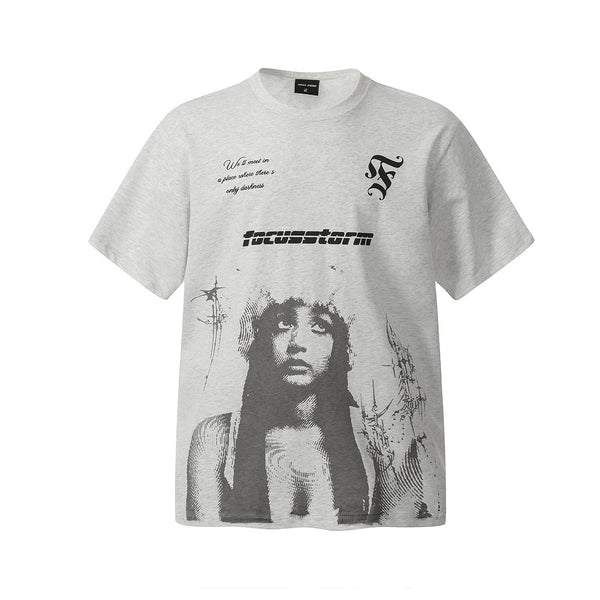 Playera Estampada de Manga Corta para Hombre