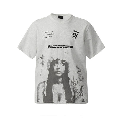 Playera Estampada de Manga Corta para Hombre