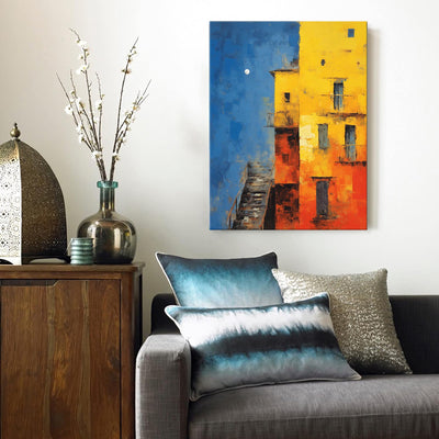 Cuadro Abstracto Moderno Óleo sobre Lienzo - Arte Contemporáneo sin Marco para Sala - Image 5