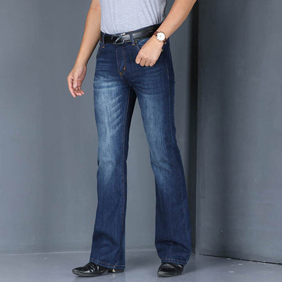 Jeans Hombre Acampanados Sueltos de Largo - Image 8