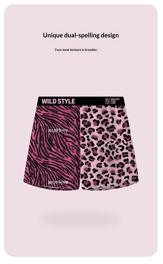 Pantalones Aloha de Seda de Hielo con Estampado Leopardo para Casa - Image 12