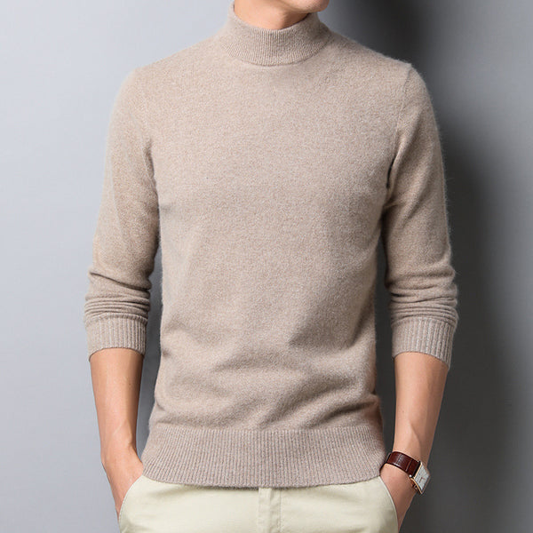 Suéter de Cuello Alto Grueso para Hombre