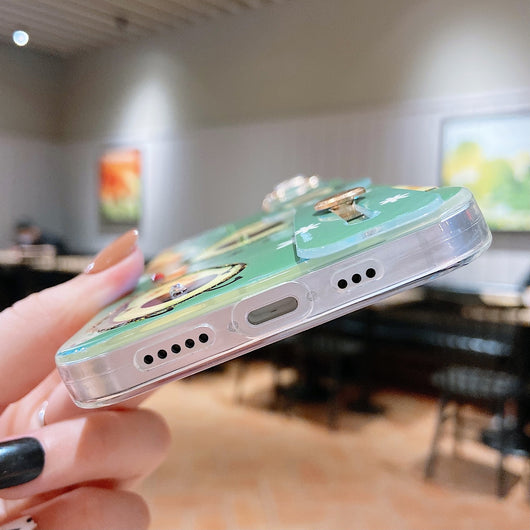 Funda para Celular con Correa de Muñeca y Respaldo de Aguacate - Image 2