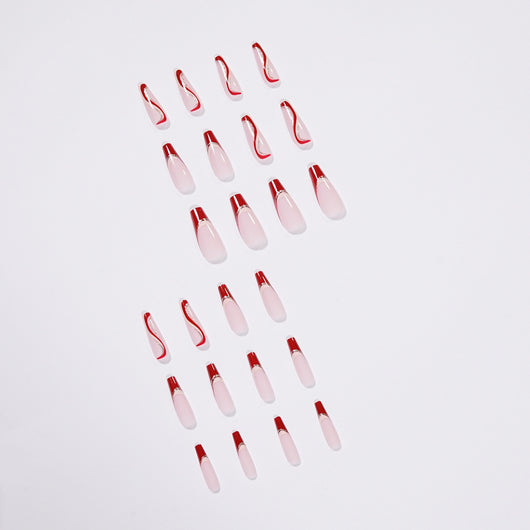 Esmalte de Uñas Cheerilee Rojo Francés Efecto Ondulado - Image 6