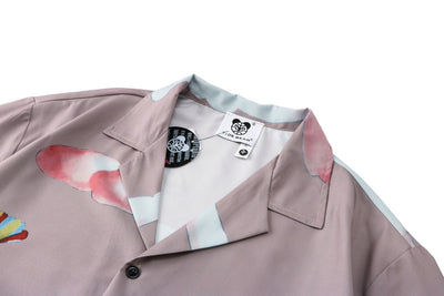 Conjunto Retro de Camisa Floral y Shorts para Hombre - Estilo Europeo y Americano - Image 15