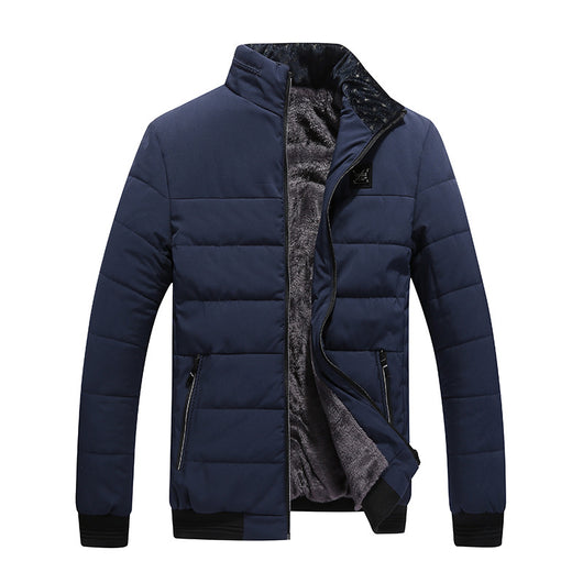 Chaqueta de Invierno para Hombre Estilo Coreano con Forro de Felpa - Image 7