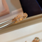 Trendy Boutique Snake Diamond Ring Cold Wind Index Finger Full diamond rose Dorado 5