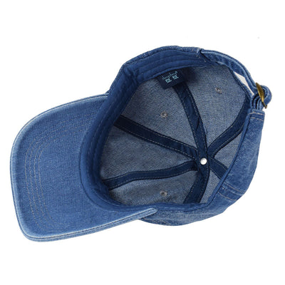 Gorra de Béisbol de Algodón Puro con Efecto Vintage Desgastado - Image 5