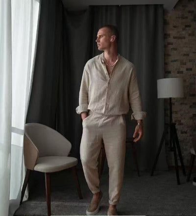 Conjunto Deportivo Casual para Hombre: Sudadera y Pantalón de Estilo Simple - Image 9