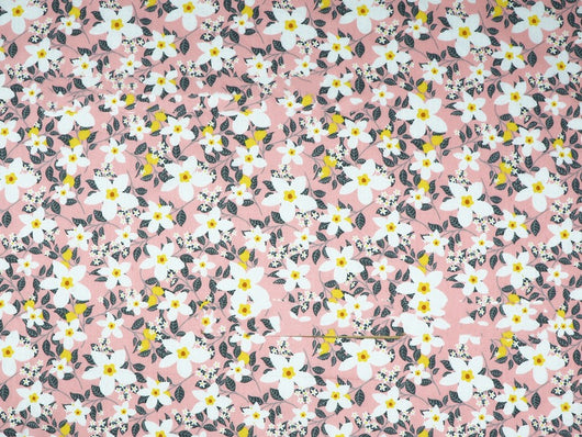 Tela de Algodón con Flores Pequeñas en Tonos Claros - Image 49