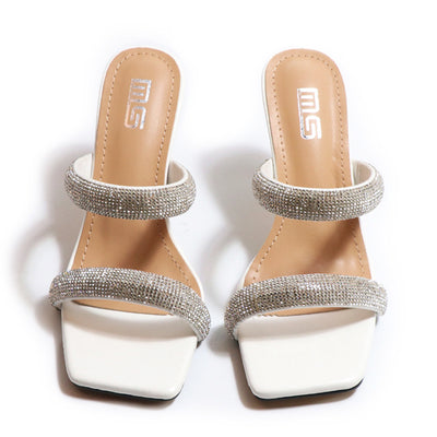Tacones de Cristal con Brillantes - Pantuflas Cómodas y Versátiles - Image 4