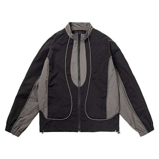 Chaqueta Casual Patchwork para Hombre - Estilo Outdoor Versátil - Image 11