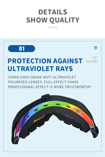 Gafas de Sol Protectoras para Mascotas - Diseño Resistente al Viento - Image 16