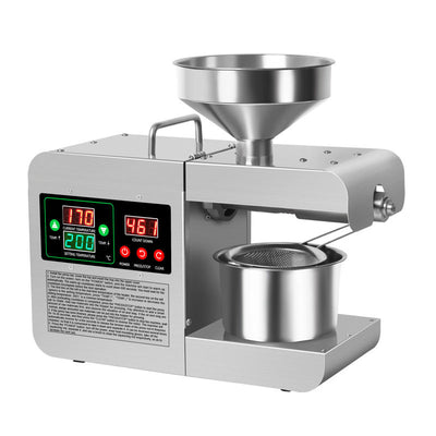 Prensa de Aceite Acero Inoxidable con Control de Temperatura - Extracción en Frío y Caliente - Image 5