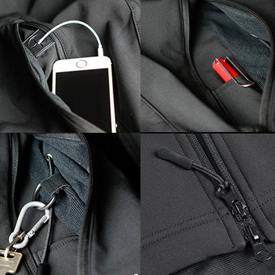 Chaqueta Táctica Soft Shell con Capucha para Hombre - Image 5