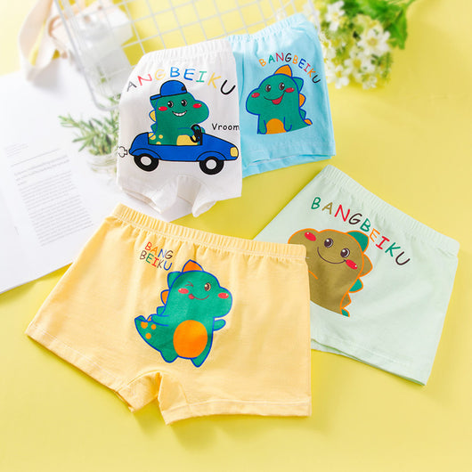 Calzoncillos de Algodón para Niños con Estampados Divertidos - Image 2