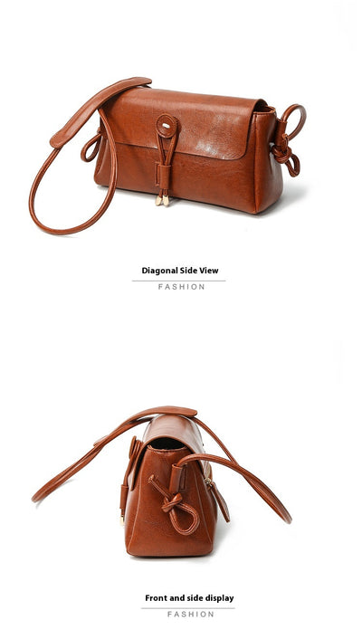 Bolso Bandolera de Cuero Encerado para Mujer - Estilo Fashion - Image 20