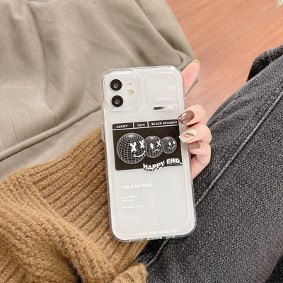 Funda Transparente de Silicona Suave para Celular con Impresión Creativa - Image 17