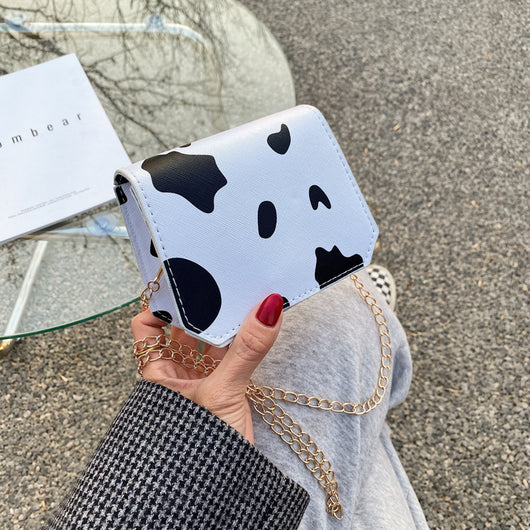 Bolso Bandolera con Estampado de Vaca Cartoon - Image 7