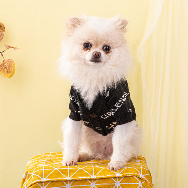 Suéter Cardigan para Perros - Abrigo Grueso Otoño Invierno