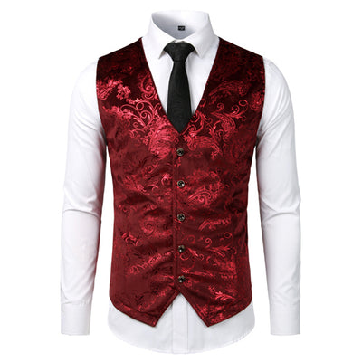 Chaleco Steampunk Dorado para Hombre - Traje Elegante sin Mangas - Image 7