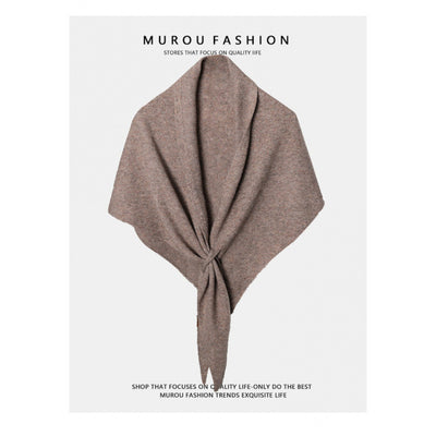 Pañoleta Triangular de Lana Pura para Otoño e Invierno - Image 19