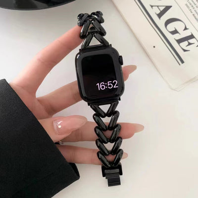 Correa Metálica de Cadena Denim para Apple Watch 1 a 8