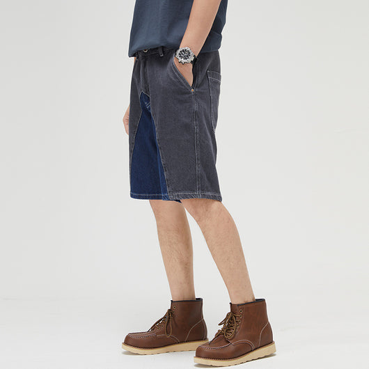 Shorts de Mezclilla con Parches para Hombre - Image 4